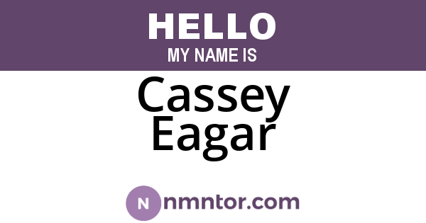 Cassey Eagar