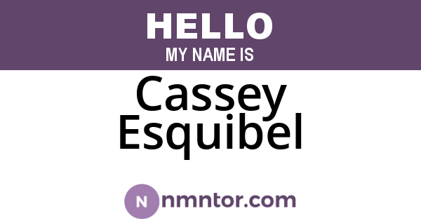 Cassey Esquibel