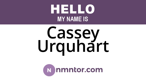 Cassey Urquhart