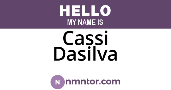Cassi Dasilva