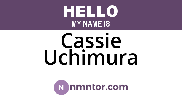 Cassie Uchimura