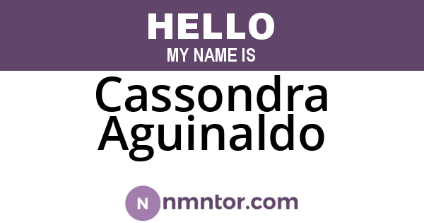 Cassondra Aguinaldo