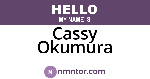 Cassy Okumura