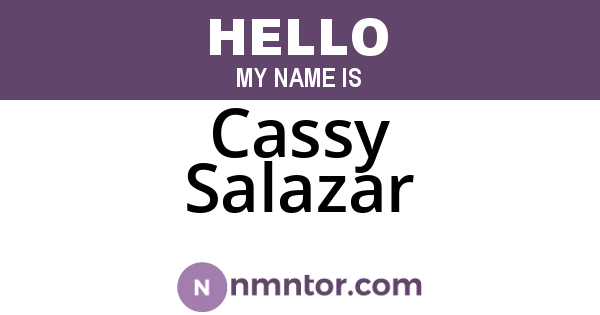 Cassy Salazar