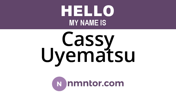 Cassy Uyematsu