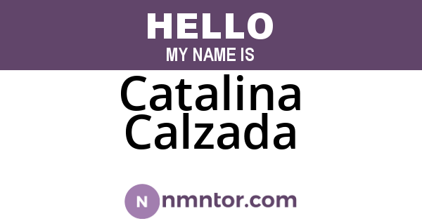 Catalina Calzada