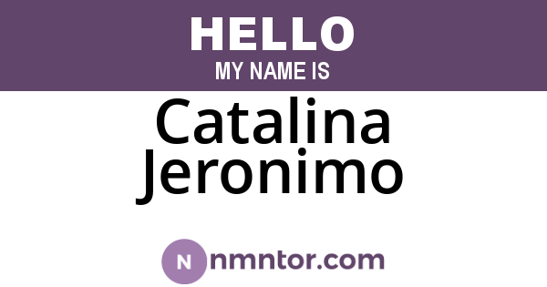 Catalina Jeronimo