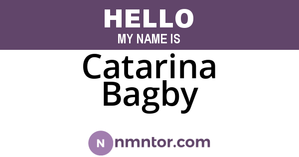 Catarina Bagby
