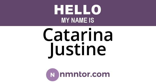Catarina Justine