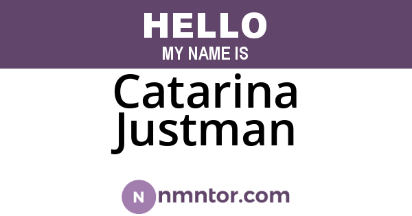Catarina Justman