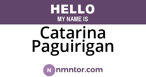 Catarina Paguirigan