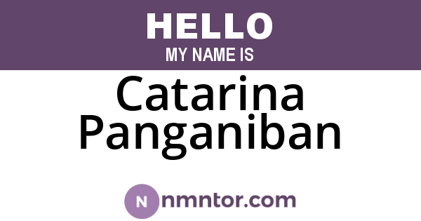 Catarina Panganiban