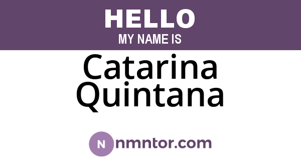 Catarina Quintana
