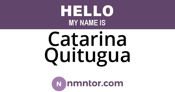 Catarina Quitugua