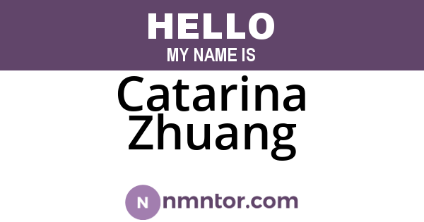 Catarina Zhuang