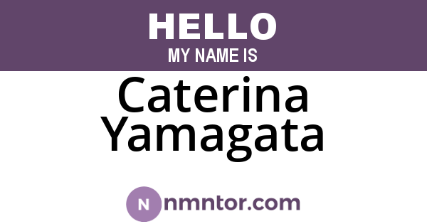 Caterina Yamagata