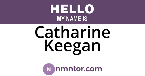 Catharine Keegan