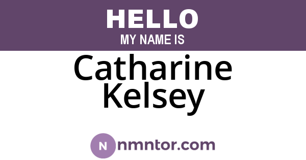 Catharine Kelsey
