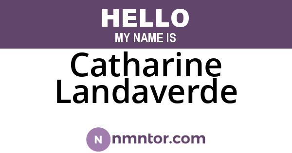 Catharine Landaverde