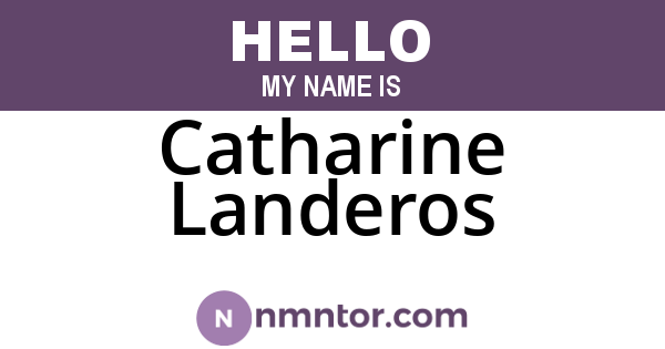 Catharine Landeros