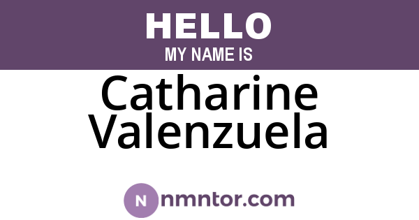 Catharine Valenzuela