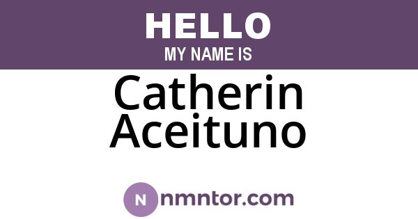 Catherin Aceituno
