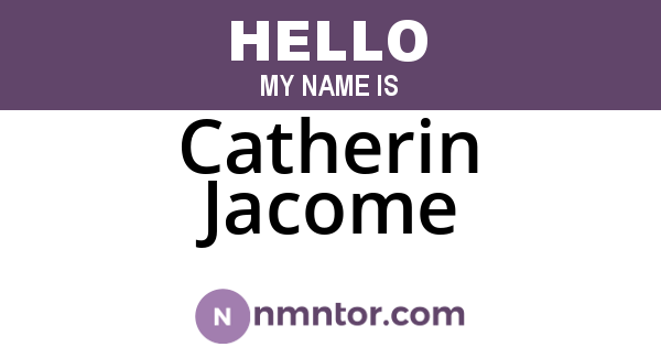Catherin Jacome