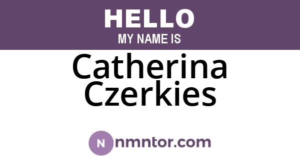 Catherina Czerkies