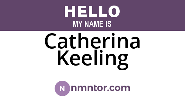 Catherina Keeling