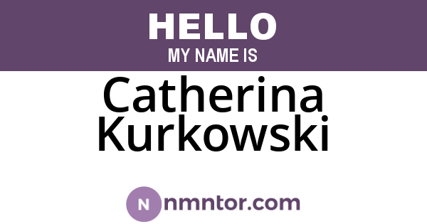 Catherina Kurkowski