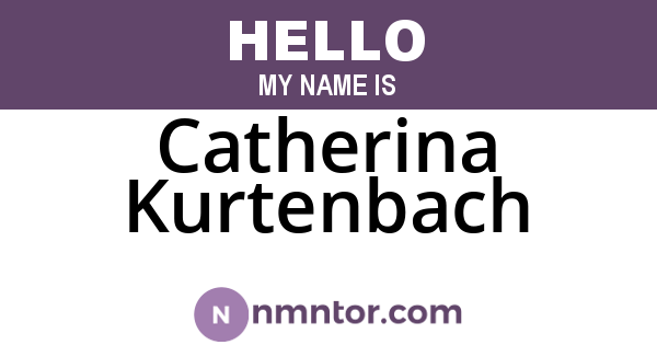 Catherina Kurtenbach