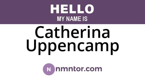 Catherina Uppencamp