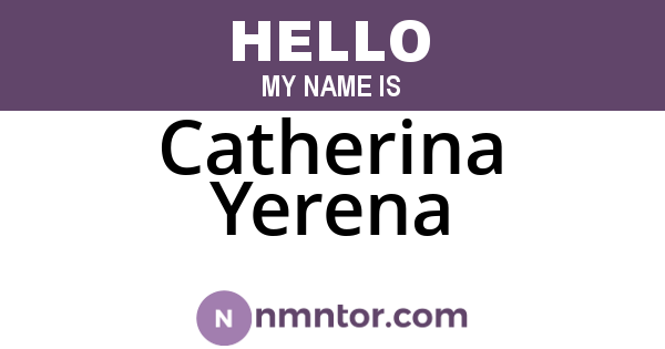 Catherina Yerena