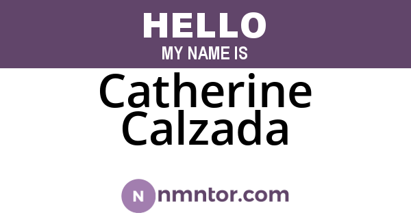 Catherine Calzada