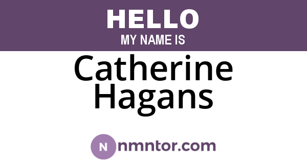 Catherine Hagans