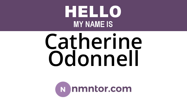 Catherine Odonnell