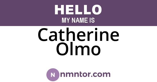 Catherine Olmo