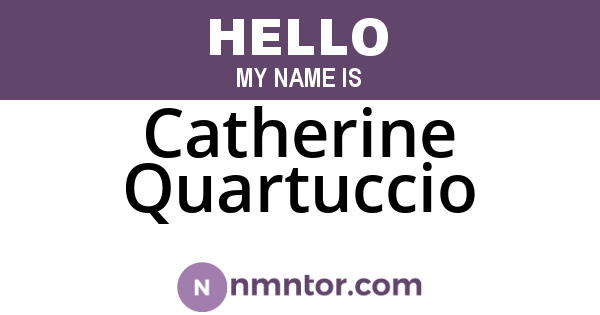 Catherine Quartuccio