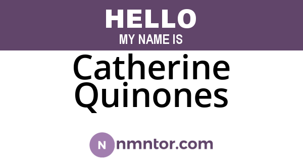 Catherine Quinones