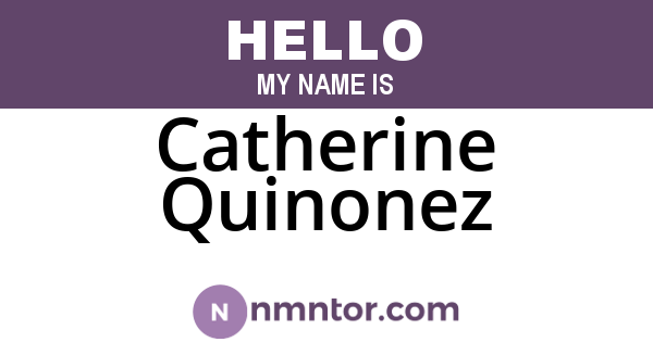 Catherine Quinonez