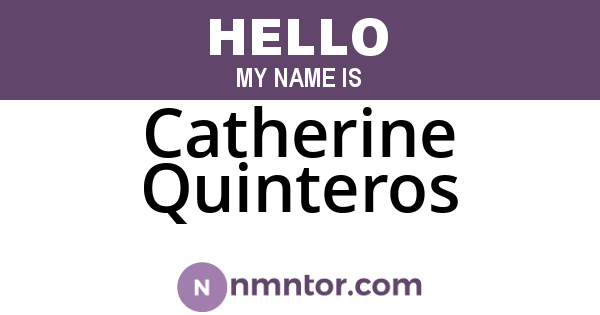 Catherine Quinteros