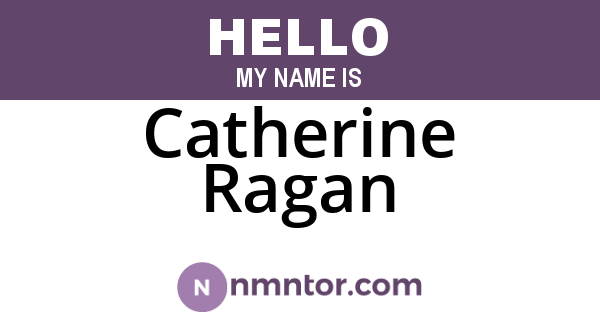 Catherine Ragan