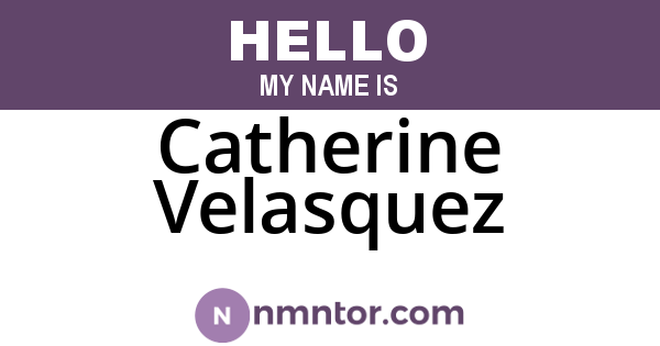 Catherine Velasquez