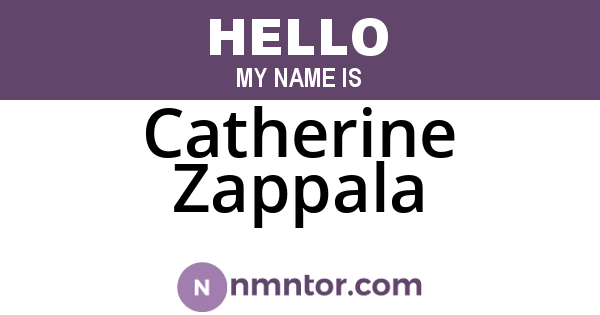 Catherine Zappala