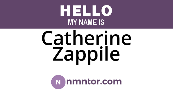 Catherine Zappile