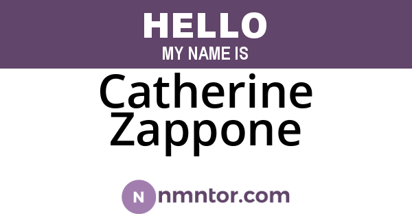 Catherine Zappone