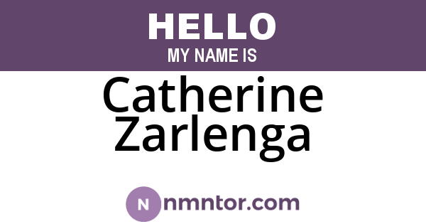 Catherine Zarlenga