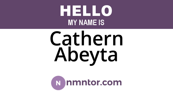 Cathern Abeyta
