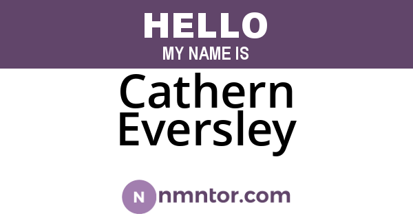 Cathern Eversley