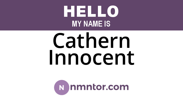Cathern Innocent